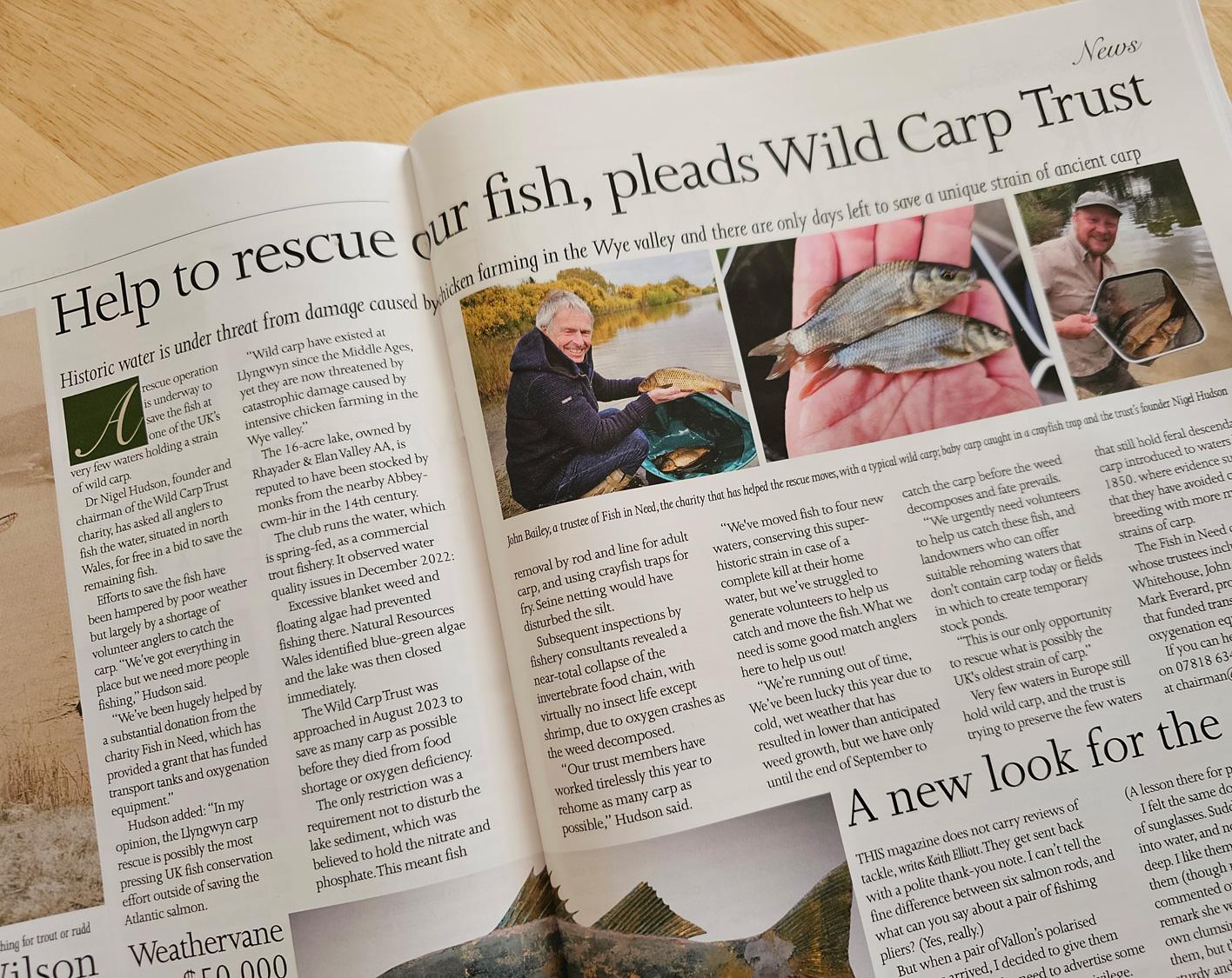 wild carp trust in classic angling magazine 2024